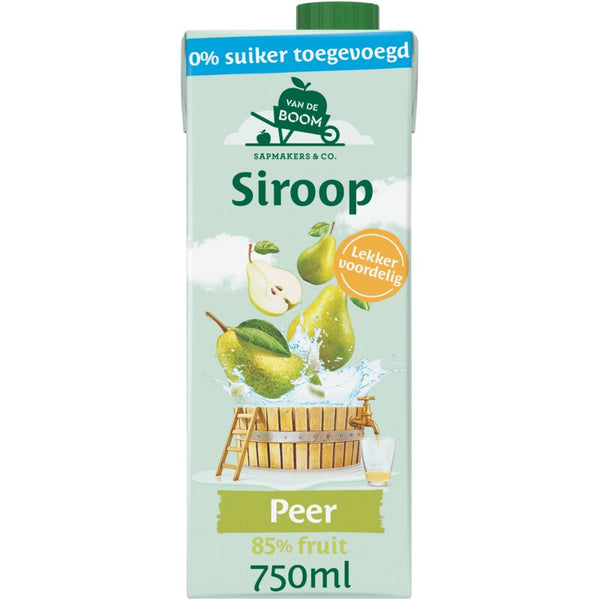 Van de Boom Peer siroop 0% suiker