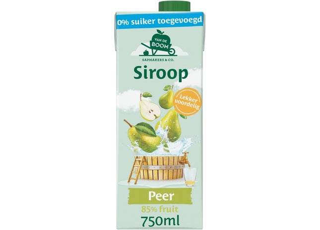 Van de Boom Peer siroop 0% suiker
