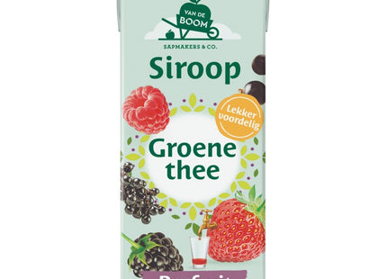 Van de Boom Groene thee bosfruit siroop