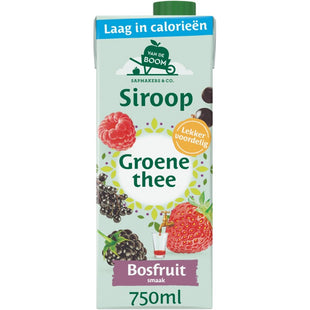 Van de Boom Groene thee bosfruit siroop
