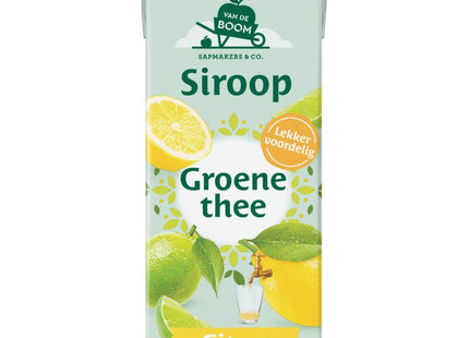 Van de Boom Groene thee citrus siroop