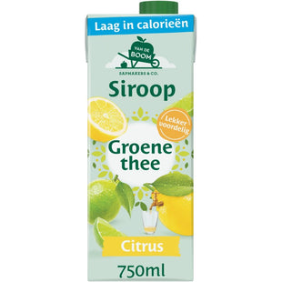 Van de Boom Groene thee citrus siroop