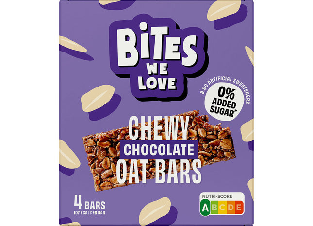 BitesWeLove Chewy chocolate oat bars