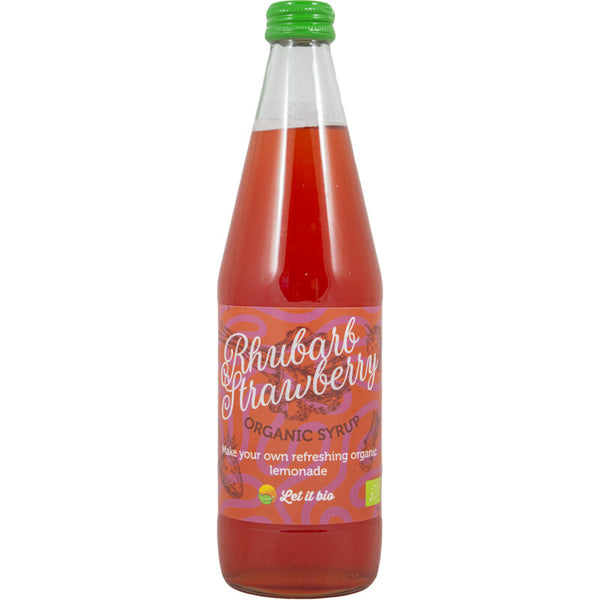 Let it Bio Rhubarb strawberry syrup