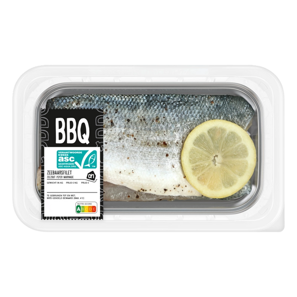 BBQ zeebaarsfilet