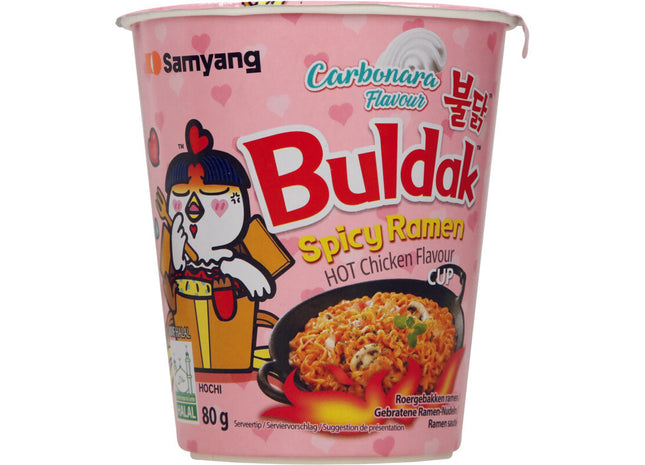 Samyang Buldak spicy ramen carbonara