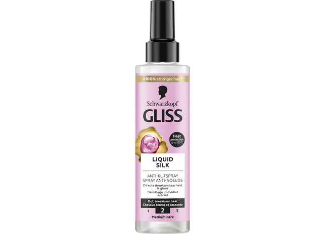 Gliss Kur Anti-Klit spray liquid silk gloss