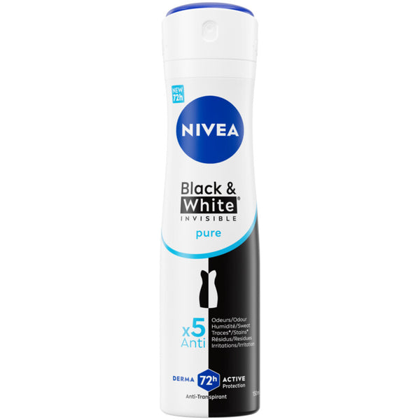 NIVEA Black&white pure antiperspirant spray