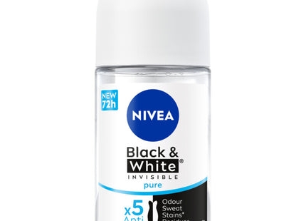 NIVEA Black & white pure deodorant roller