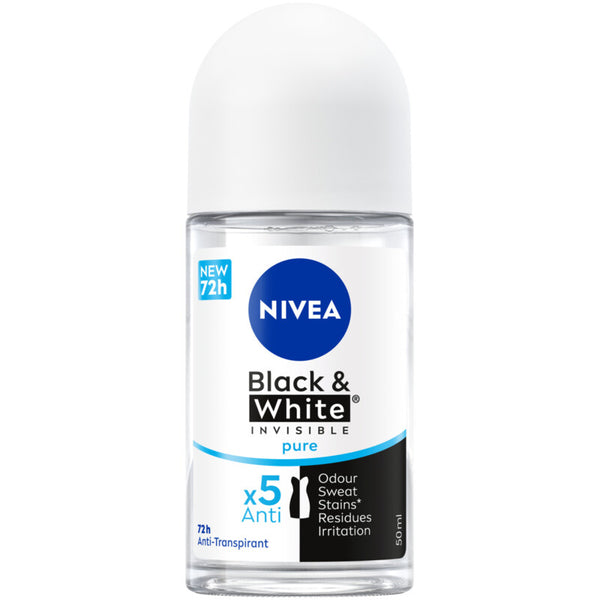 NIVEA Black & white pure deodorant roller