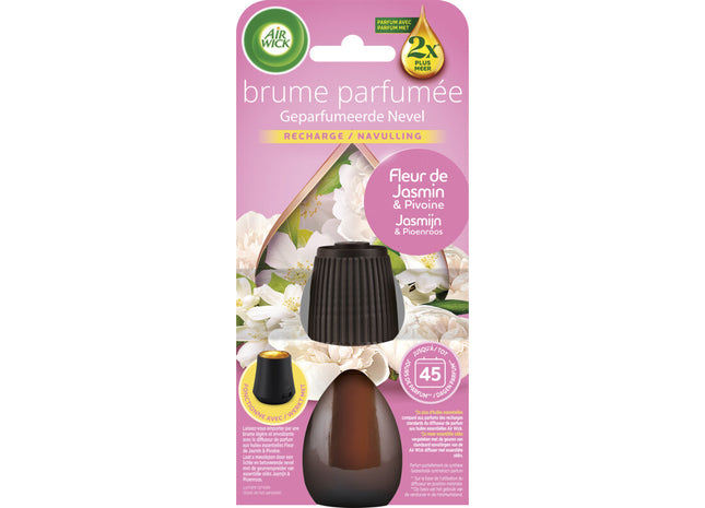 Air Wick Jasmijn & pioenroos navulling