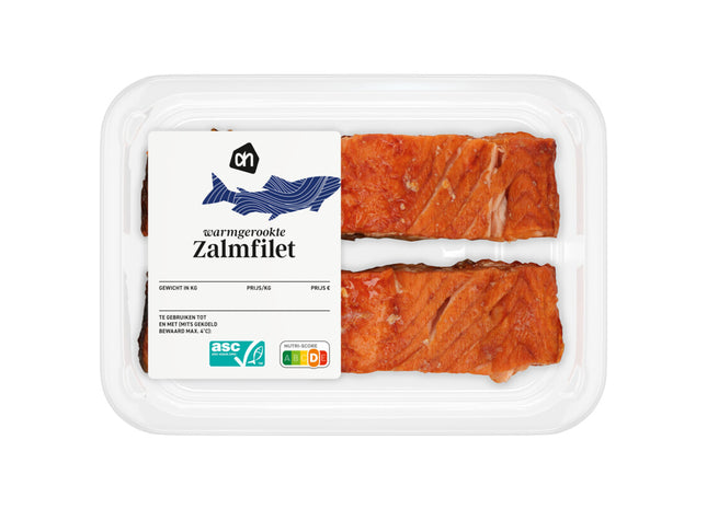 Warmgerookte zalmfilet