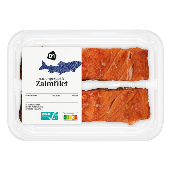 Warmgerookte zalmfilet