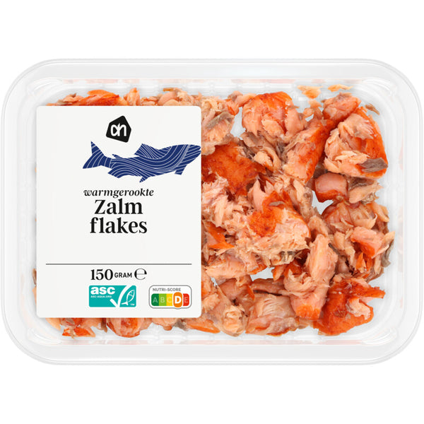 Warmgerookte zalm flakes