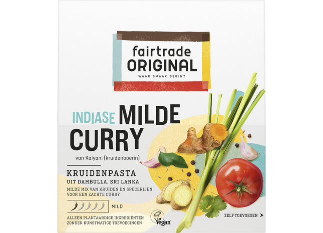Fairtrade Original Kruidenpasta Indiase milde curry
