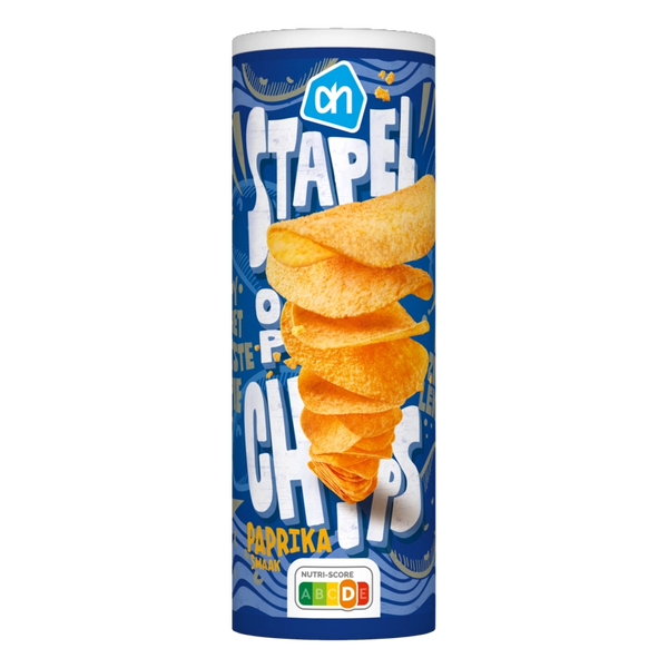Stapel-auf-Chips Paprika