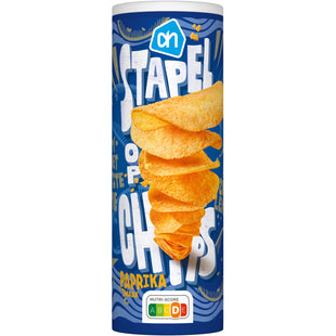 Stapel op chips paprika