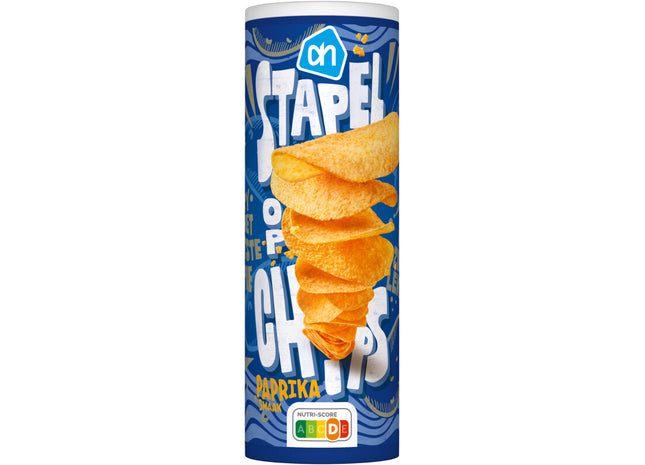 Stapel op chips paprika