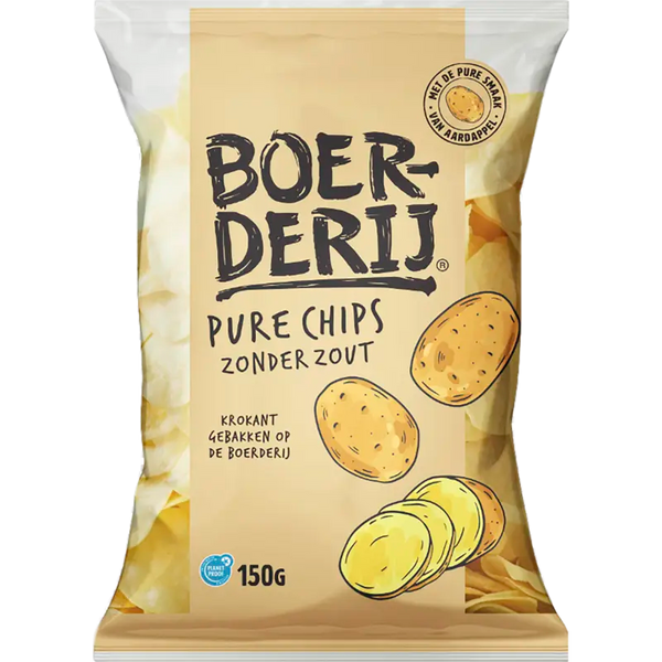 Boerderij Pure chips without salt
