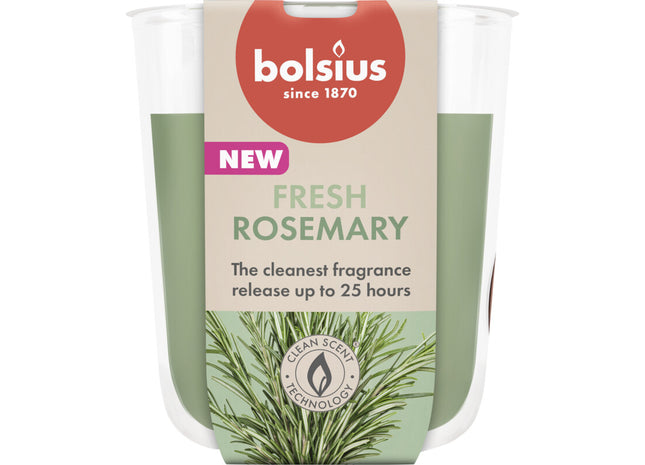 Bolsius Geurglas true scents rozemarijn