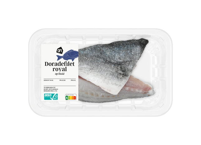 Doradefilet royal op huid