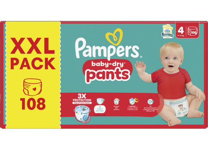 Pampers Baby-dry pants XXL pack maat 4