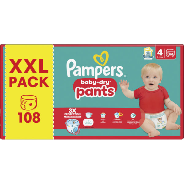Pampers Baby-dry pants XXL pack maat 4