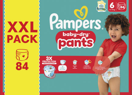 Pampers Baby-dry pants maat 6 XXL pack