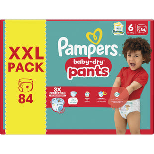 Pampers Baby-dry pants maat 6 XXL pack