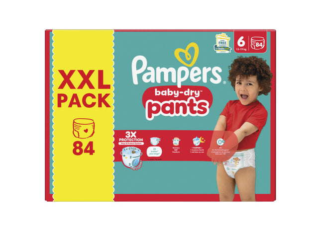 Pampers Baby-dry pants maat 6 XXL pack