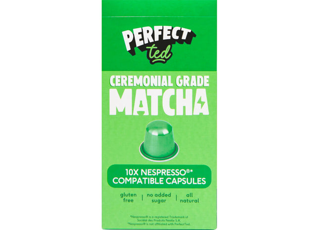 Perfect Ted Ceremonial grade matcha capsules