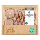 Grilled chicken sausage with Zaanlander cheese