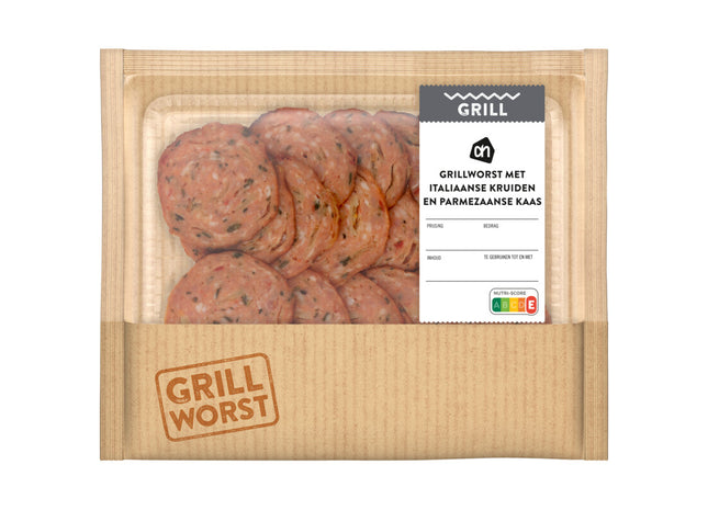 Grillworst met Italiaanse kruiden kaas