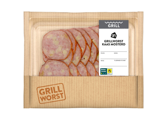 Grillworst kaas mosterd