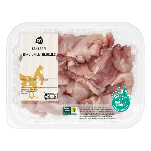 Freiland-Hähnchen-Oberschenkelwürfel