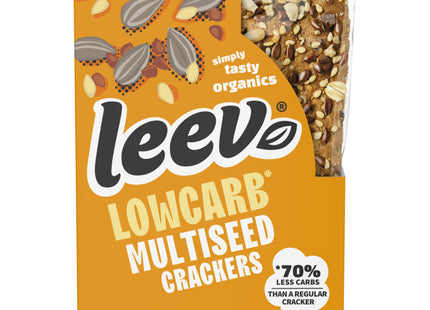 Leev Bio-Low-Carb-Cracker mit mehreren Samen