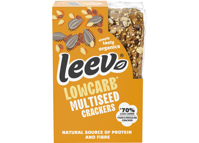 Leev Bio-Low-Carb-Cracker mit mehreren Samen