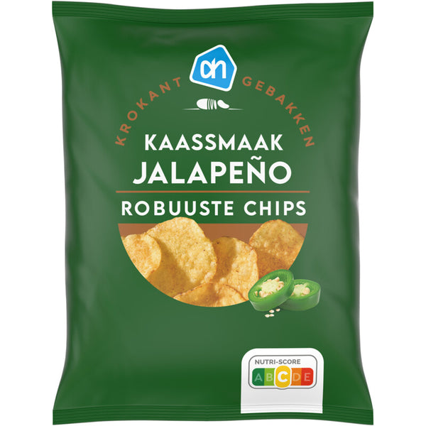 Robuuste chips kaassmaak jalapeno