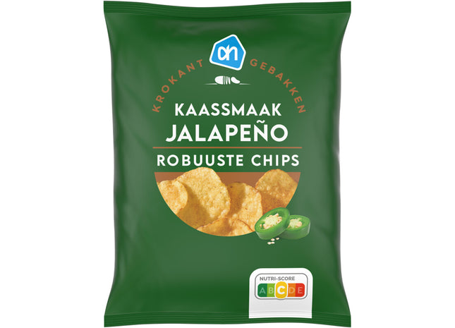 Robuuste chips kaassmaak jalapeno