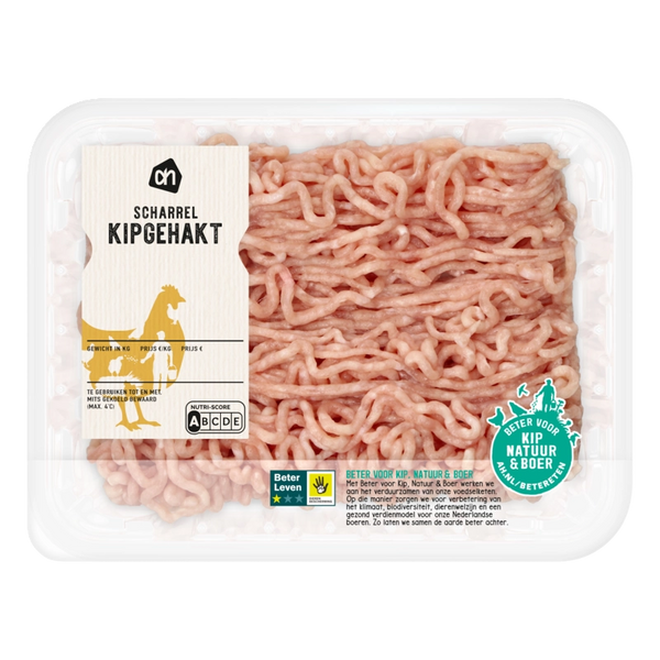 Scharrel kipgehakt