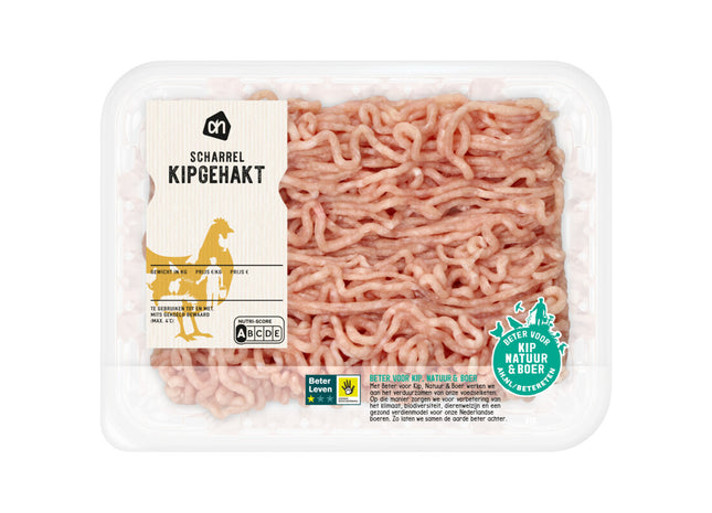 Scharrel kipgehakt
