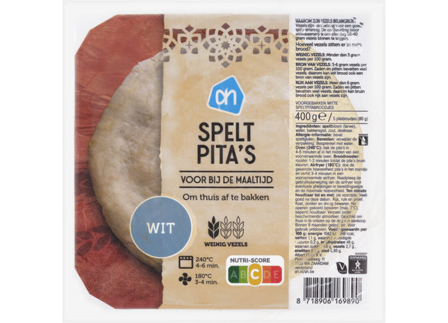 Spelt pita's