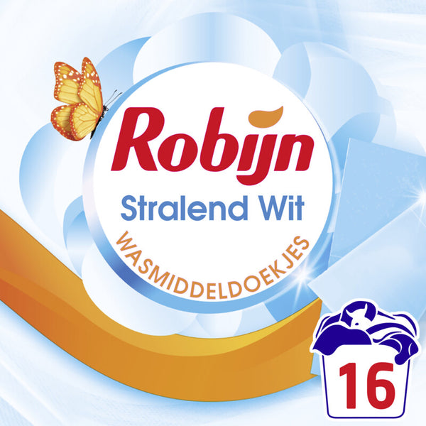 Robijn Laundry Detergent Cloths Bright White