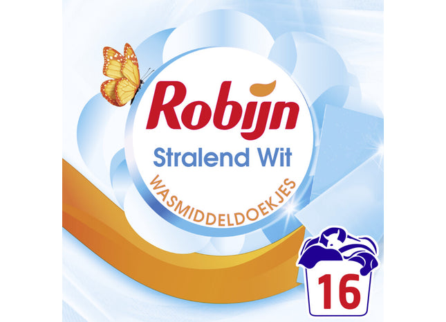 Robijn Wasmiddeldoekjes stralend wit