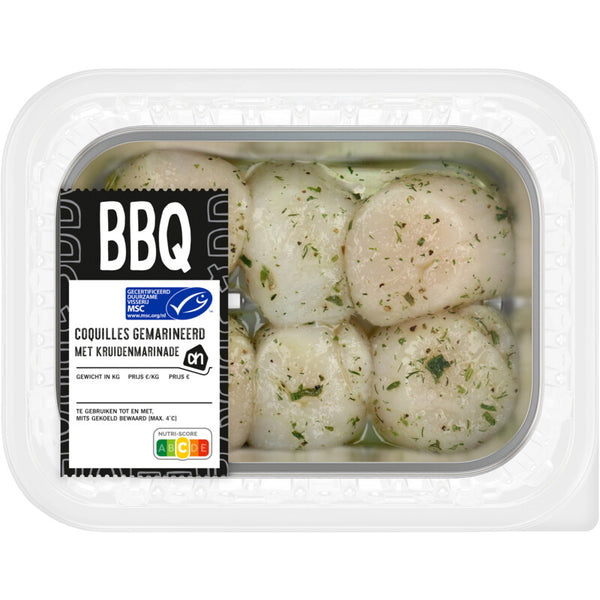BBQ marinated scallops