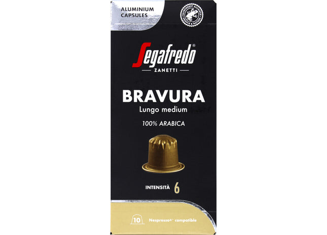 Segafredo Bravura lungo medium capsules