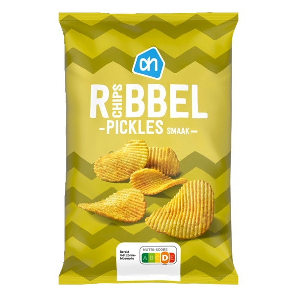 Ribbelchips mit Gurken-Geschmack