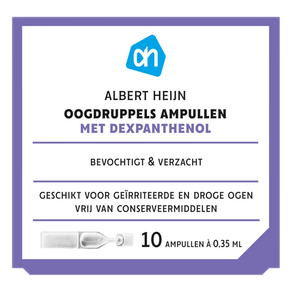 Oogdruppels ampullen met dexpanthenol