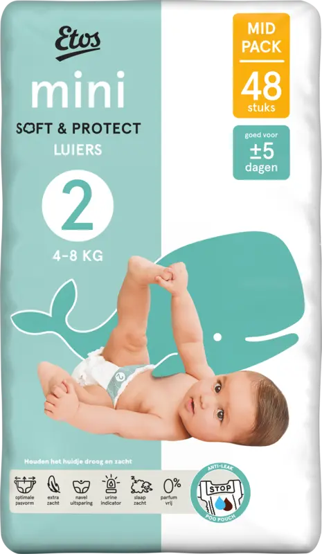Etos Mini Soft & Protect diapers size 2