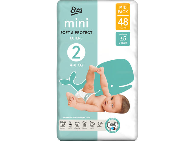 Etos Mini soft & protect luiers maat 2